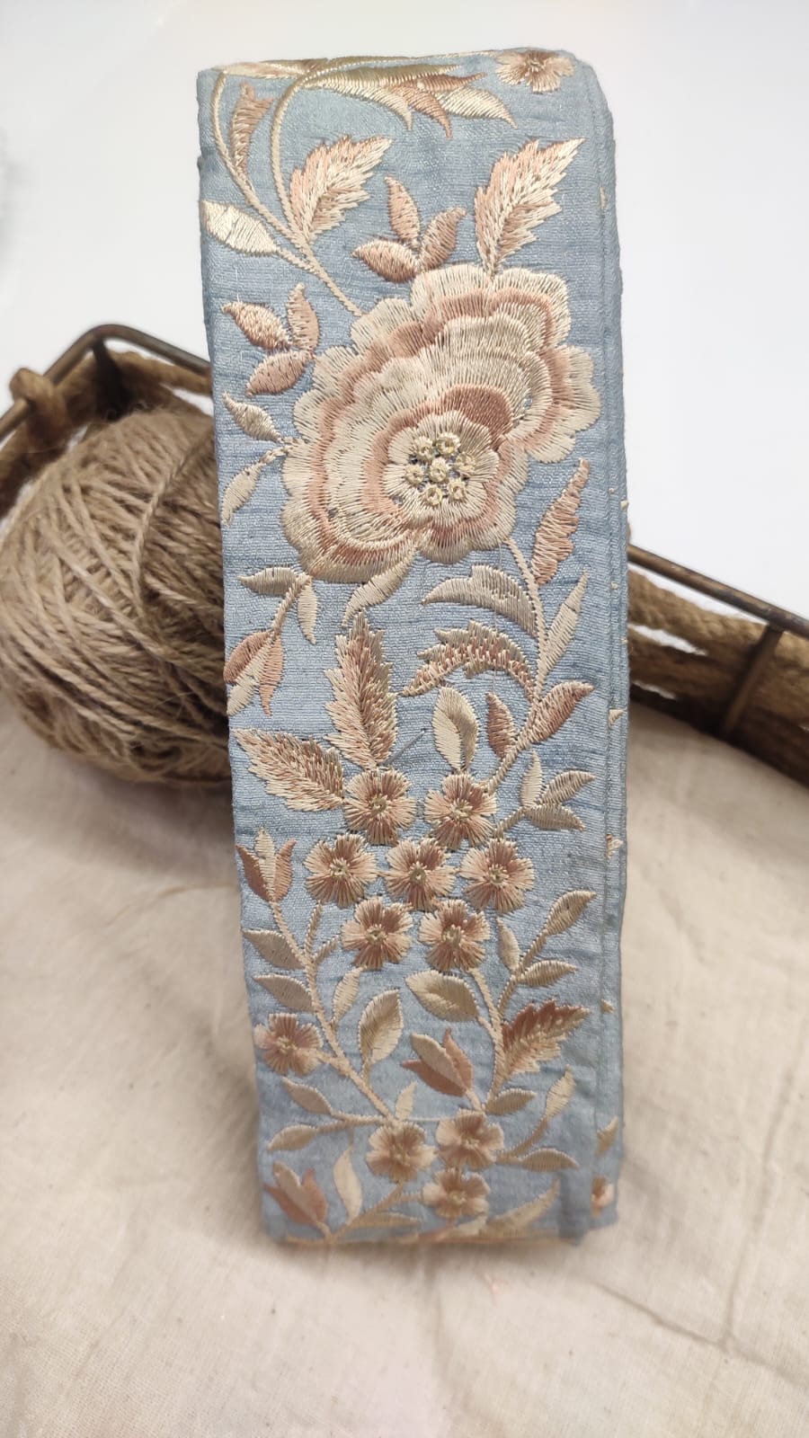 OD2501 Embroidered Floral Trim – Vintage Elegance Collection