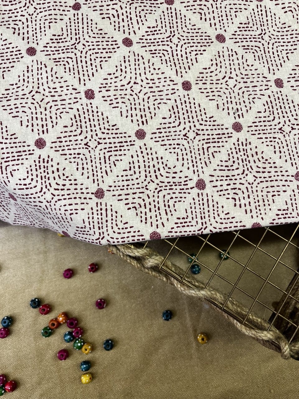 Dotted Line Fabric