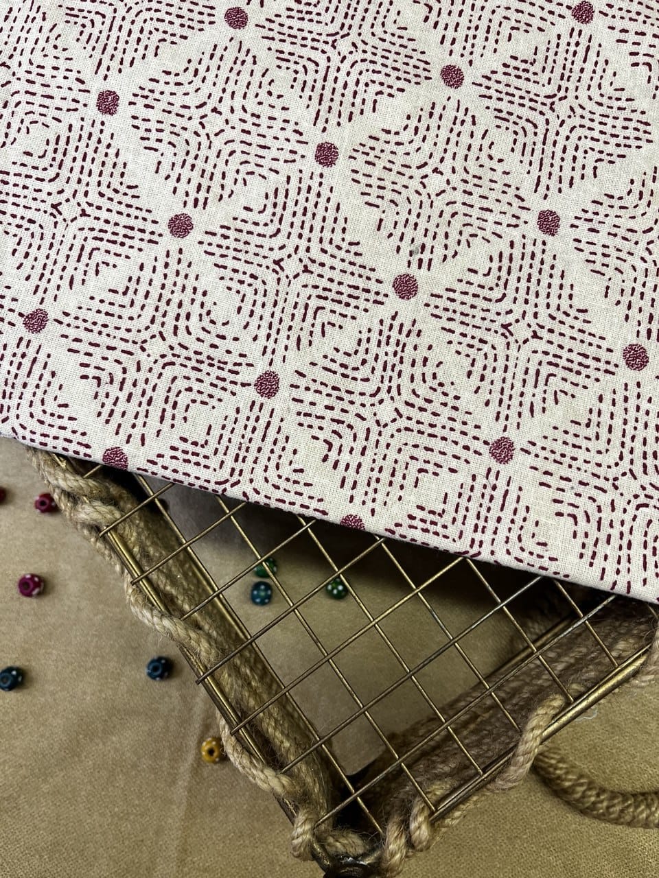 Dotted Line Fabric