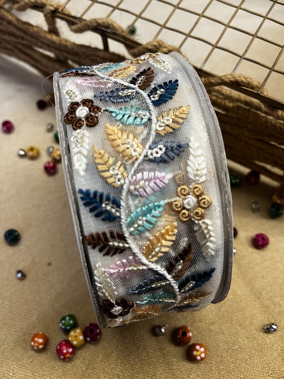 Floral Motif Trim