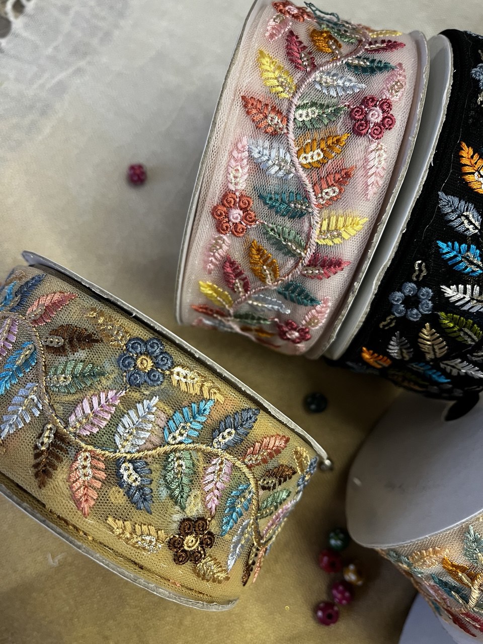 Floral Motif Trim