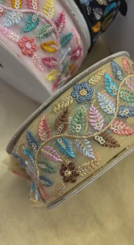 Floral Motif Trim